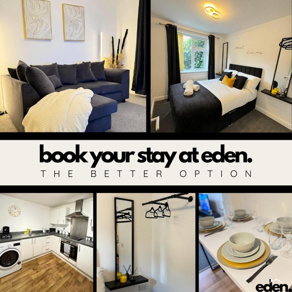 Luxury Cozy 3 Bed Apartment 5Mins From City - Free Parking! Nottingham Bagian luar foto